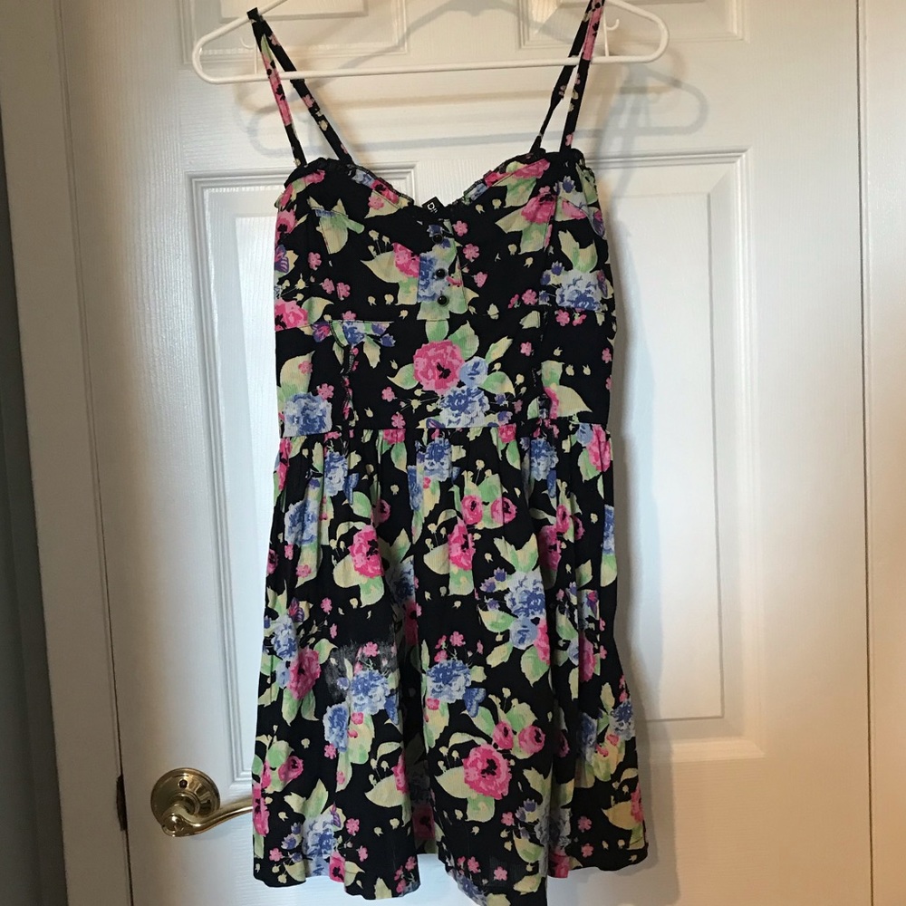 H&M floral pastel baby doll dress
